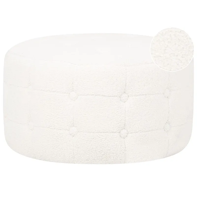 Puff Tampa - Vit - Möbler - Stolar & fåtöljer - Pall & puff - Sittpuff