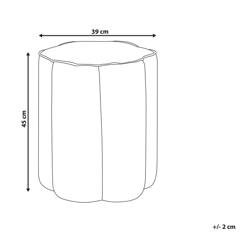 Puff Tappen - Beige - Möbler - Stolar & fåtöljer - Pall & puff - Sittpuff