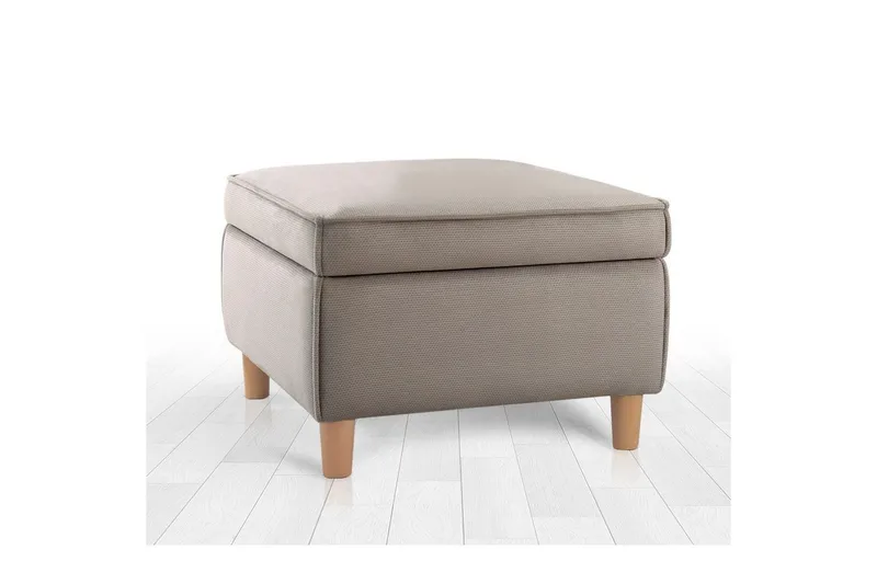 Puff Veyacen Brun - Brun - Möbler - Stolar & fåtöljer - Pall & puff - Fotpall