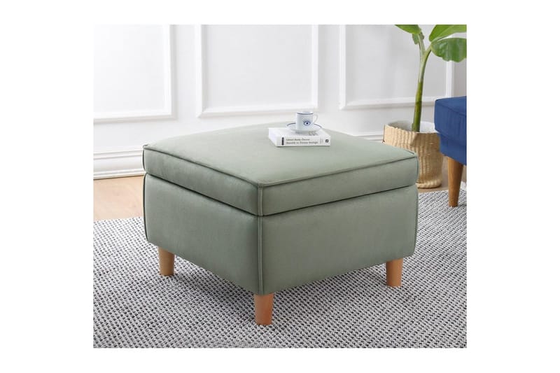 Puff Veyacen Grön - Grön - Möbler - Stolar & fåtöljer - Pall & puff - Fotpall
