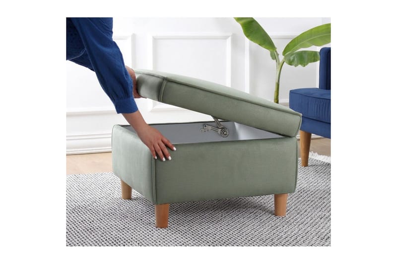 Puff Veyacen Grön - Grön - Möbler - Stolar & fåtöljer - Pall & puff - Fotpall