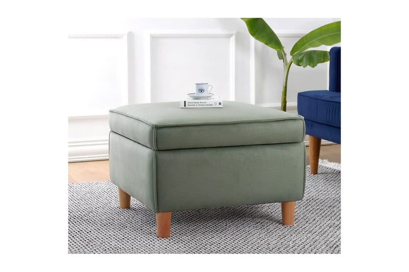 Puff Veyacen Grön - Grön - Möbler - Stolar & fåtöljer - Pall & puff - Fotpall