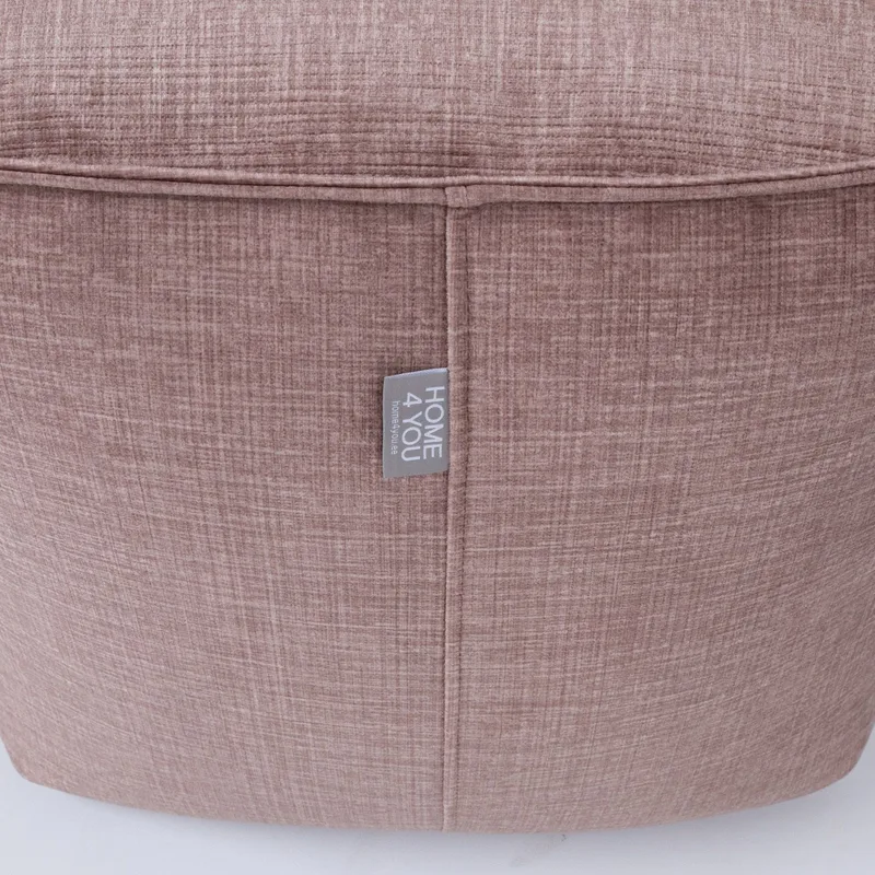 Puff Voss 55x55x45 cm - Rosa - Möbler - Stolar & fåtöljer - Pall & puff - Sittpuff