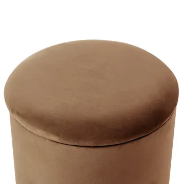 Puff Wenona - Mörkbrun - Möbler - Stolar & fåtöljer - Pall & puff - Sittpuff - Sittpuff med förvaring