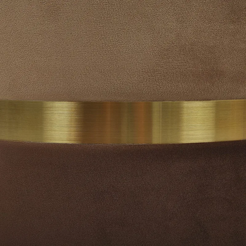 Puff Wichita 2-pack - Brun, Guld - Möbler - Stolar & fåtöljer - Pall & puff - Sittpuff