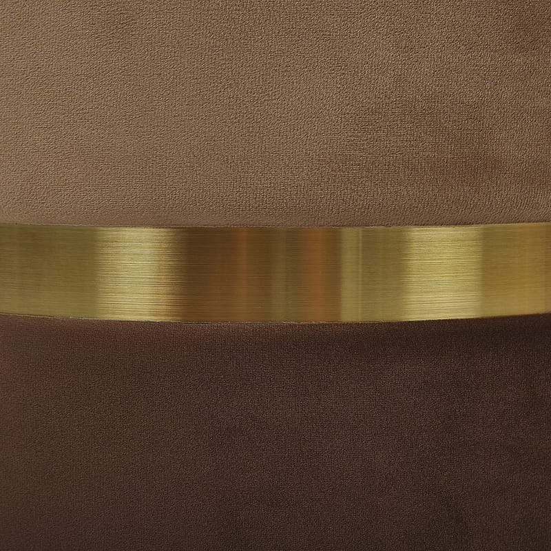 Puff Wichita 2-pack - Brun, Guld - Möbler - Stolar & fåtöljer - Pall & puff - Sittpuff