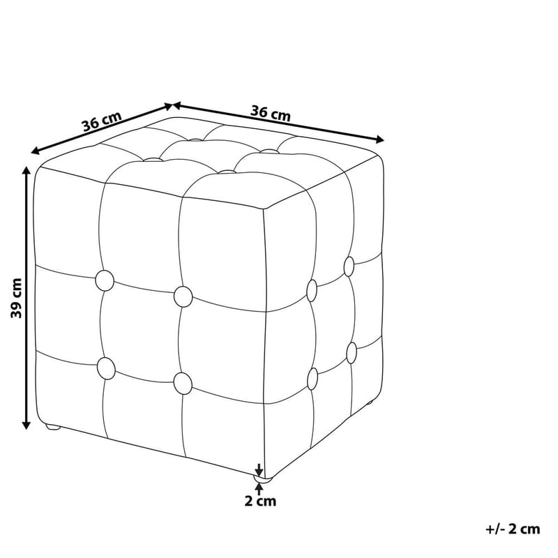 Puff Wisconsin - Blå - Möbler - Stolar & fåtöljer - Pall & puff - Sittpuff