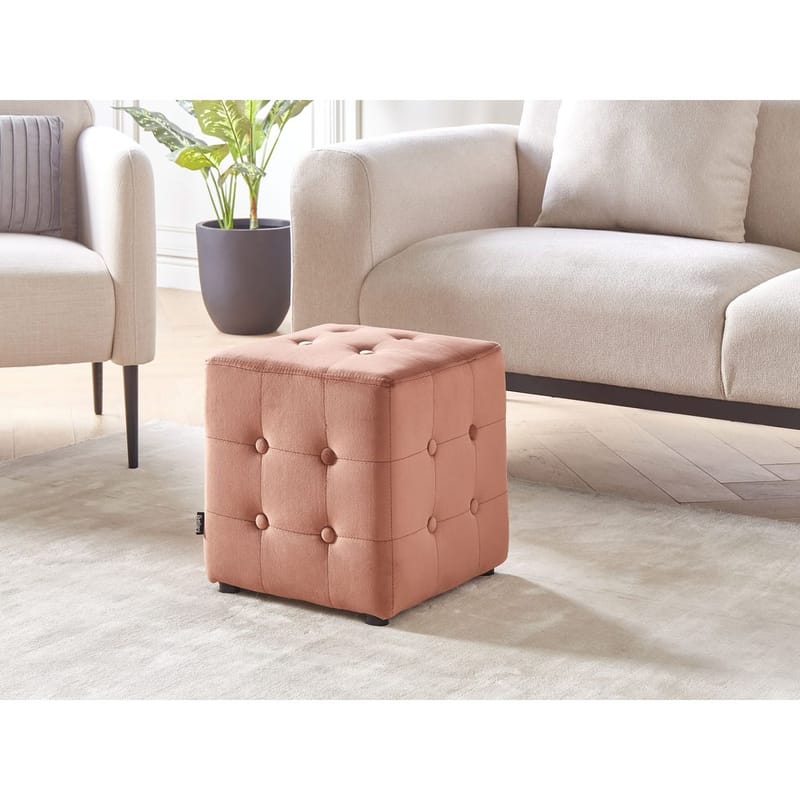 Puff Wisconsin - Rosa - Möbler - Stolar & fåtöljer - Pall & puff - Sittpuff