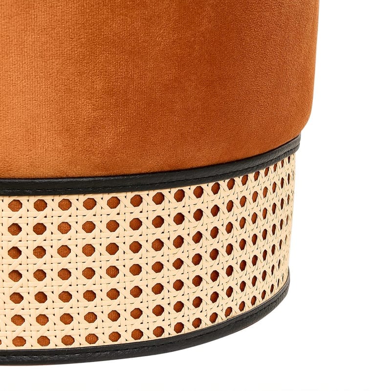 Puff Yankton - Orange - Möbler - Stolar & fåtöljer - Pall & puff - Sittpuff