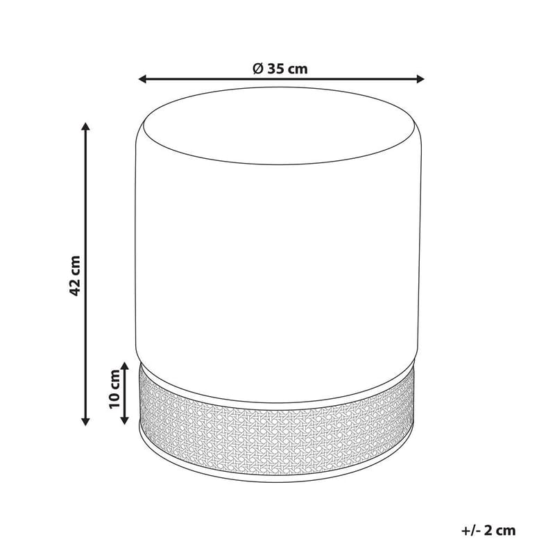 Puff Yankton - Rosa - Möbler - Stolar & fåtöljer - Pall & puff - Sittpuff