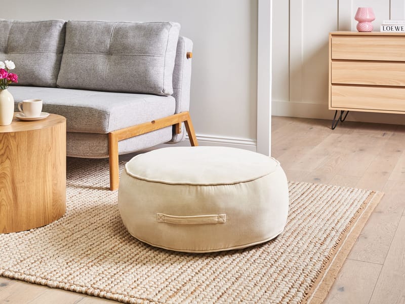 Puff Yulle - Ljusbeige - Möbler - Stolar & fåtöljer - Pall & puff - Sittpuff