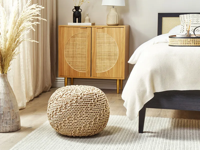 Puff Priene - Beige - Möbler - Stolar & fåtöljer - Pall & puff - Sittpuff