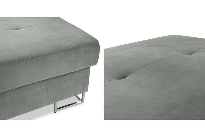 Reginia Fotpall 104 cm - Svart/Mörkgrå - Möbler - Stolar & fåtöljer - Pall & puff - Fotpall