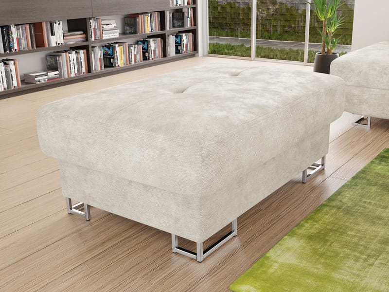 Reginia Fotpall - beige - Möbler - Stolar & fåtöljer - Pall & puff - Sittpuff