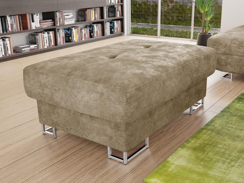 Reginia Fotpall - beige - Möbler - Stolar & fåtöljer - Pall & puff - Sittpuff