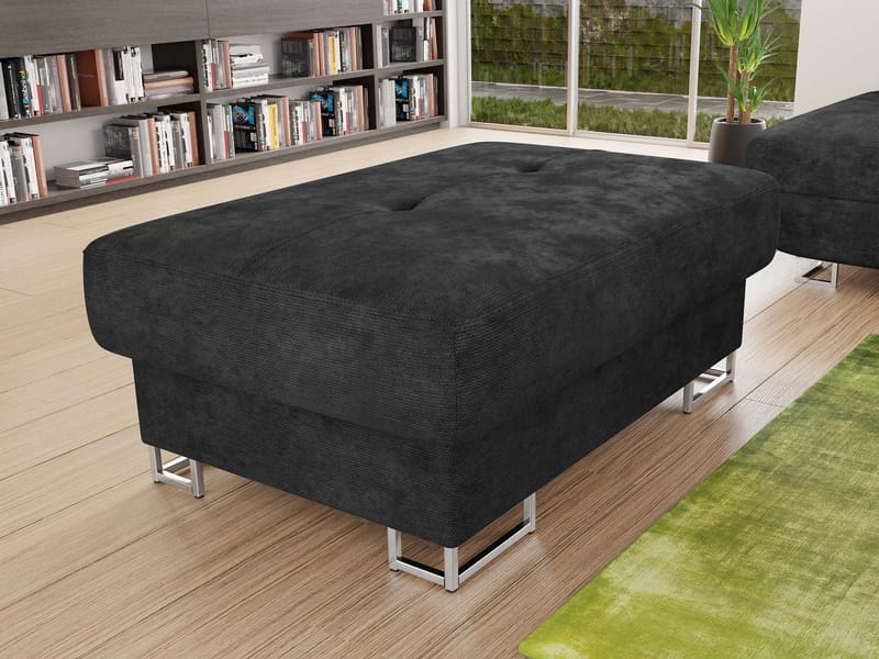 Reginia Fotpall - svart - Möbler - Stolar & fåtöljer - Pall & puff - Sittpuff