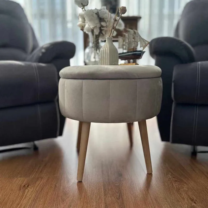 Retzow Sittpuff med förvaring 45 cm - Möbler - Stolar & fåtöljer - Pall & puff - Sittpuff