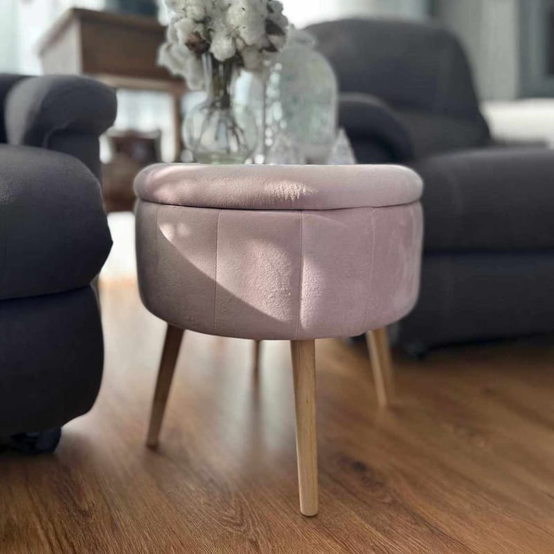 Retzow Sittpuff med förvaring 45 cm - Möbler - Stolar & fåtöljer - Pall & puff - Sittpuff