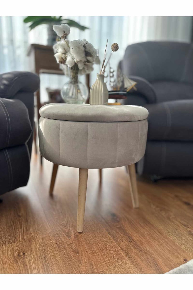 Retzow Sittpuff med förvaring 45 cm - Möbler - Stolar & fåtöljer - Pall & puff - Sittpuff
