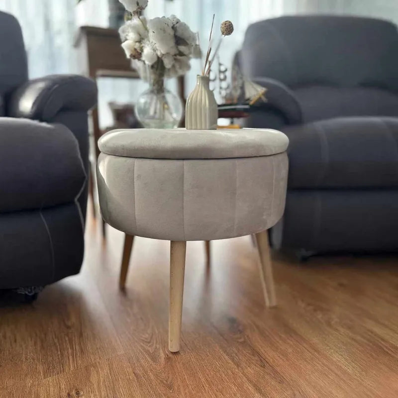 Retzow Sittpuff med förvaring 45 cm - Möbler - Stolar & fåtöljer - Pall & puff - Sittpuff