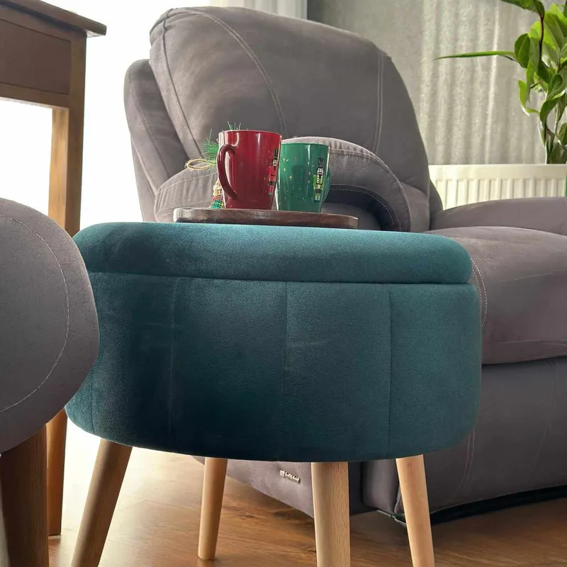 Retzow Sittpuff med förvaring 45 cm - Möbler - Stolar & fåtöljer - Pall & puff - Sittpuff