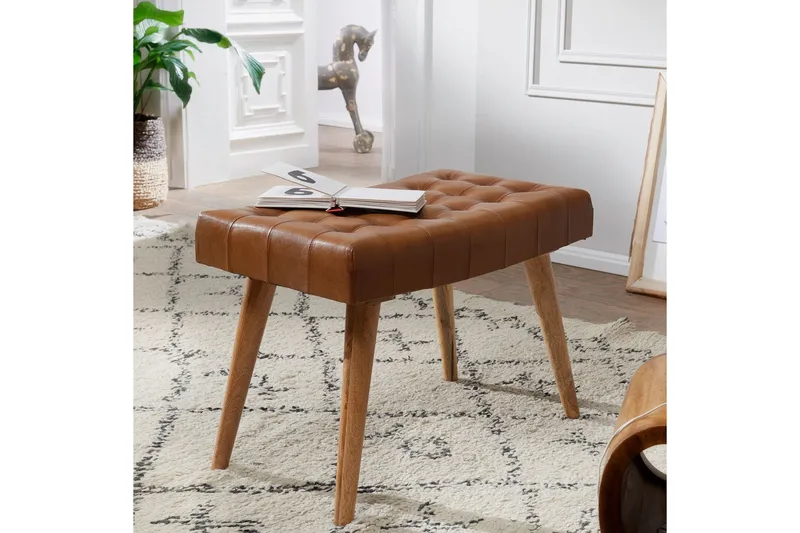 Rimantas Sittpall - Brun - Möbler - Stolar & fåtöljer - Pall & puff