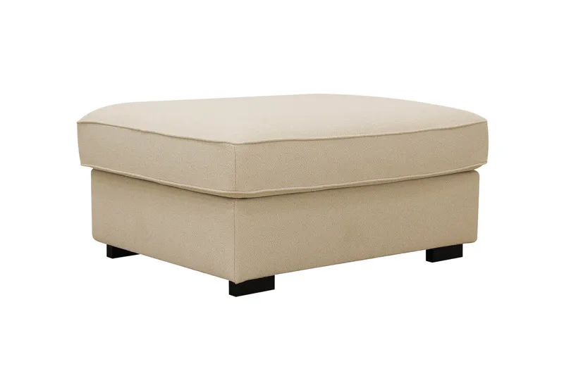 Rossita Fotpall i Bouclé - Beige - Möbler - Stolar & fåtöljer - Pall & puff - Fotpall