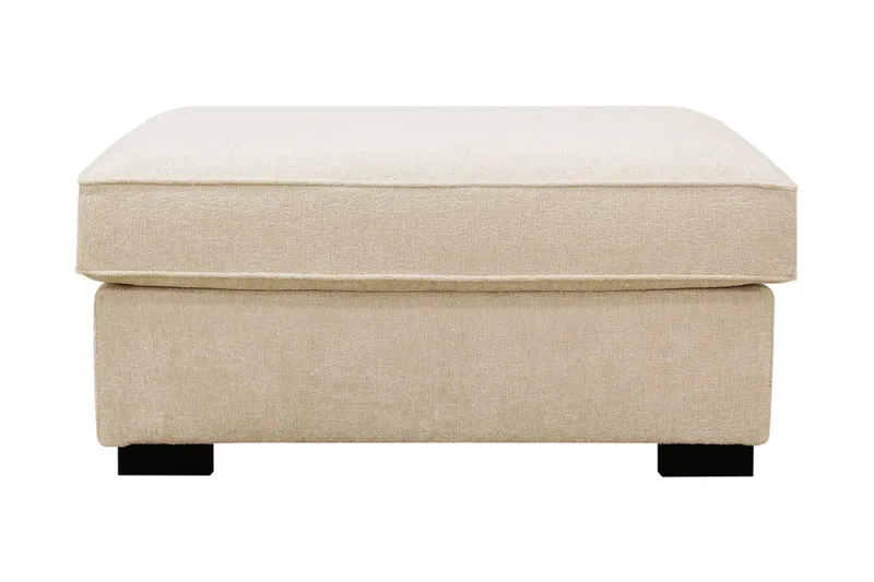 Rossita Fotpall i chenille - Beige - Möbler - Stolar & fåtöljer - Pall & puff - Fotpall