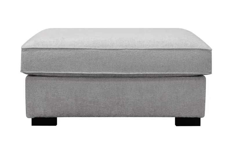 Rossita Fotpall i chenille - Grå - Möbler - Stolar & fåtöljer - Pall & puff - Fotpall