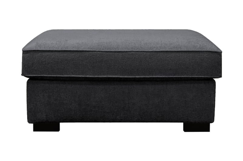 Rossita Fotpall i chenille - Svart - Möbler - Stolar & fåtöljer - Pall & puff - Fotpall