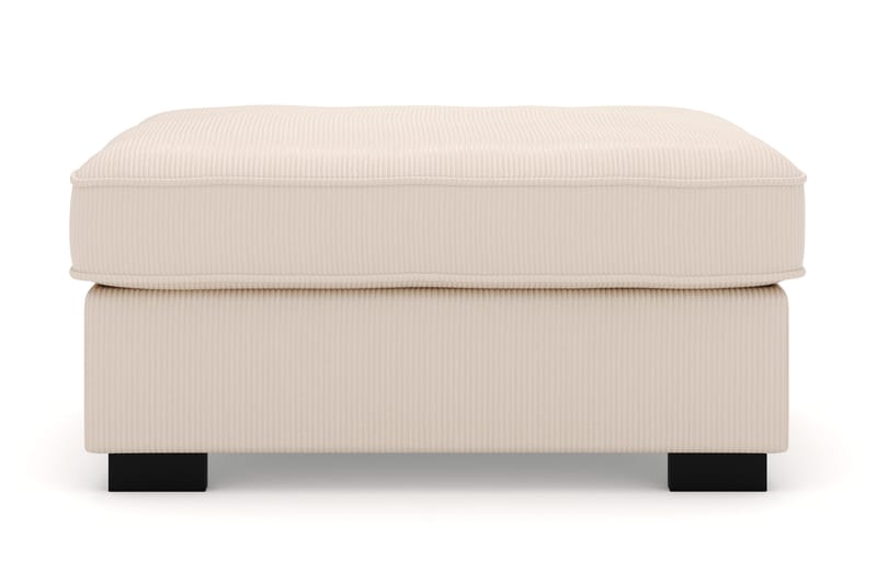 Rossita Fotpall i Manchester - Beige - Möbler - Stolar & fåtöljer - Pall & puff - Fotpall