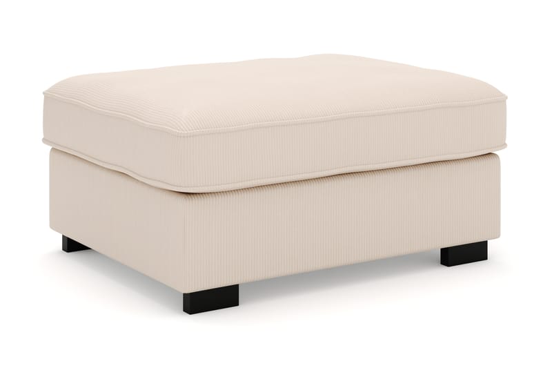 Rossita Fotpall i Manchester - Beige - Möbler - Stolar & fåtöljer - Pall & puff - Fotpall