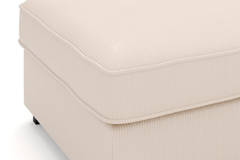 Rossita Fotpall i Manchester - Beige - Möbler - Stolar & fåtöljer - Pall & puff - Fotpall