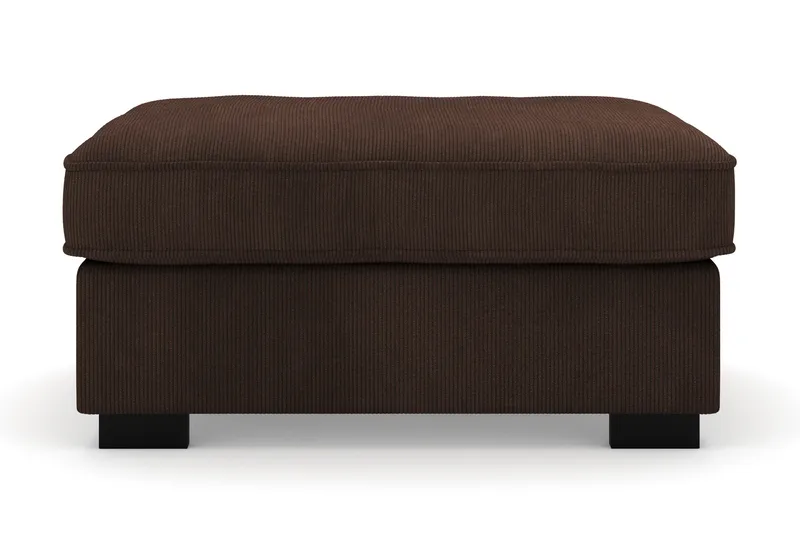 Rossita Fotpall i Manchester - Brun - Möbler - Stolar & fåtöljer - Pall & puff - Fotpall