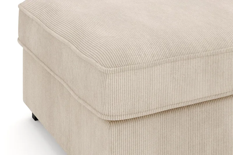 Rossita Fotpall i Manchester - Greige - Möbler - Stolar & fåtöljer - Pall & puff - Fotpall