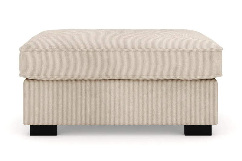 Rossita Fotpall i Manchester - Greige - Möbler - Stolar & fåtöljer - Pall & puff - Fotpall