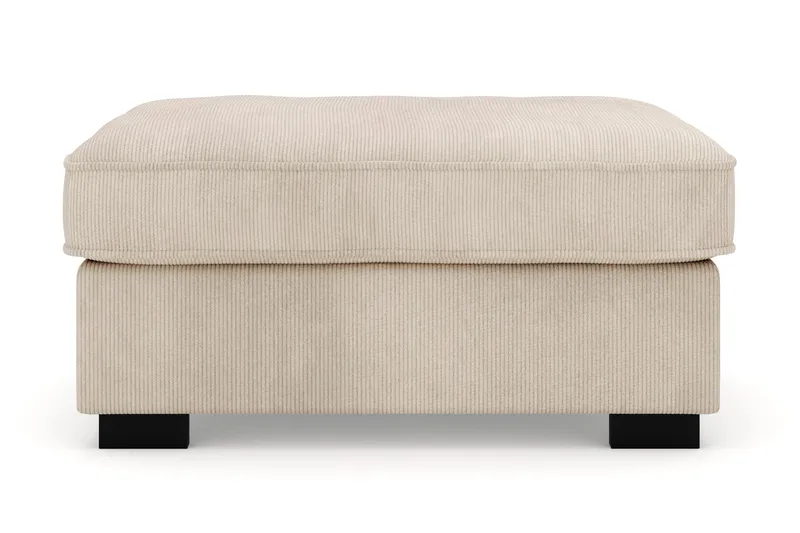 Rossita Fotpall i Manchester - Greige - Möbler - Stolar & fåtöljer - Pall & puff - Fotpall