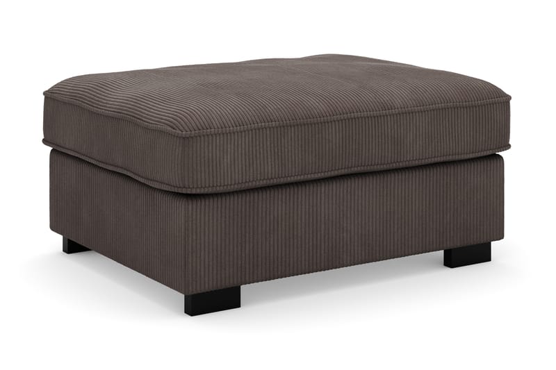 Rossita Fotpall i Manchester - Mörkgrå - Möbler - Stolar & fåtöljer - Pall & puff - Fotpall