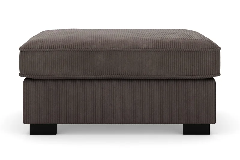 Rossita Fotpall i Manchester - Mörkgrå - Möbler - Stolar & fåtöljer - Pall & puff - Fotpall