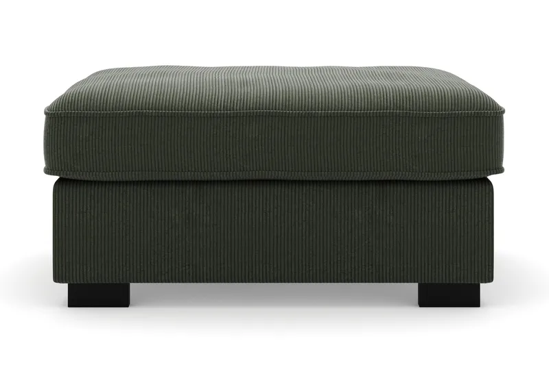 Rossita Fotpall i Manchester - Mörkgrön - Möbler - Stolar & fåtöljer - Pall & puff - Fotpall
