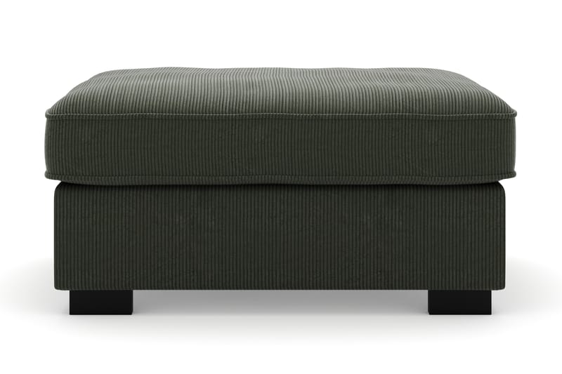 Rossita Fotpall i Manchester - Mörkgrön - Möbler - Stolar & fåtöljer - Pall & puff - Fotpall