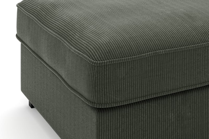 Rossita Fotpall i Manchester - Mörkgrön - Möbler - Stolar & fåtöljer - Pall & puff - Fotpall