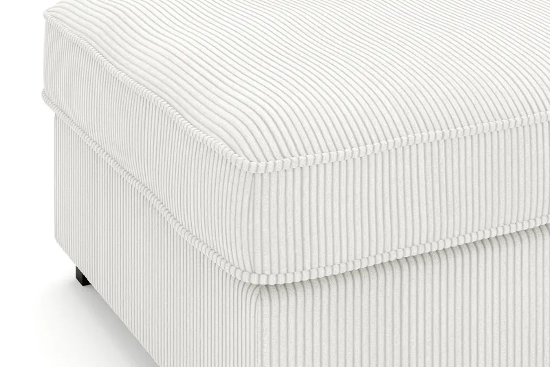 Rossita Fotpall i Manchester - Offwhite - Möbler - Stolar & fåtöljer - Pall & puff - Fotpall