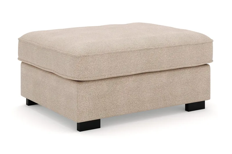 Rossita Fotpall i Tyg - Beige - Möbler - Stolar & fåtöljer - Pall & puff - Fotpall