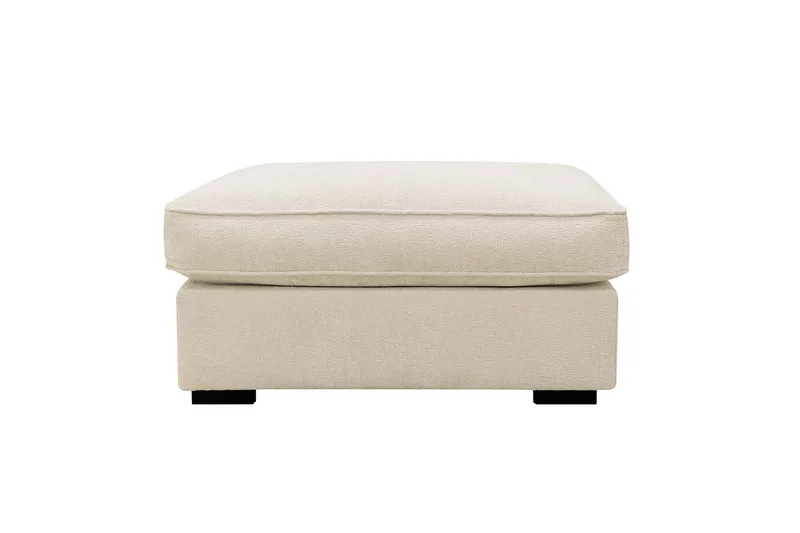 Rossita lyx Fotpall - Beige Chenille - Möbler - Stolar & fåtöljer - Pall & puff - Fotpall