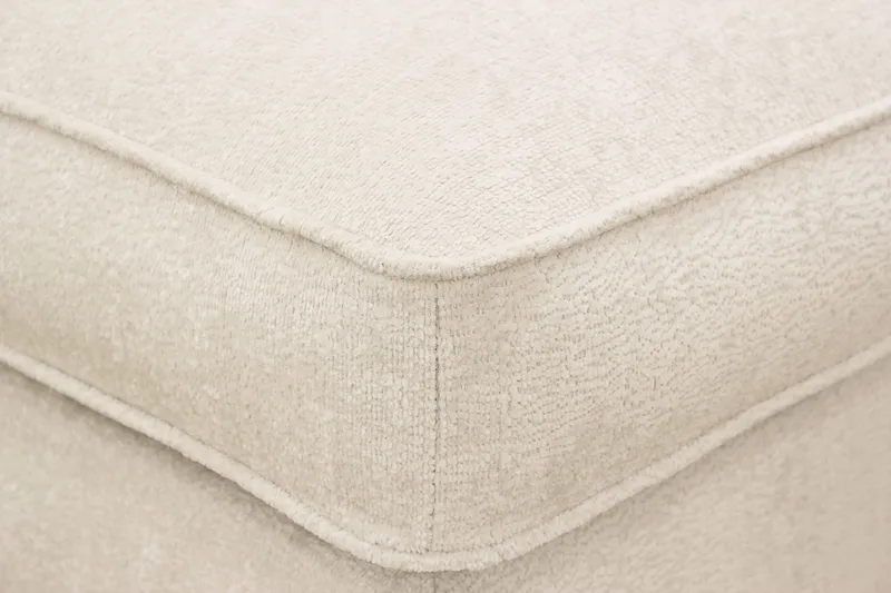 Rossita lyx Fotpall - Beige Chenille - Möbler - Stolar & fåtöljer - Pall & puff - Fotpall