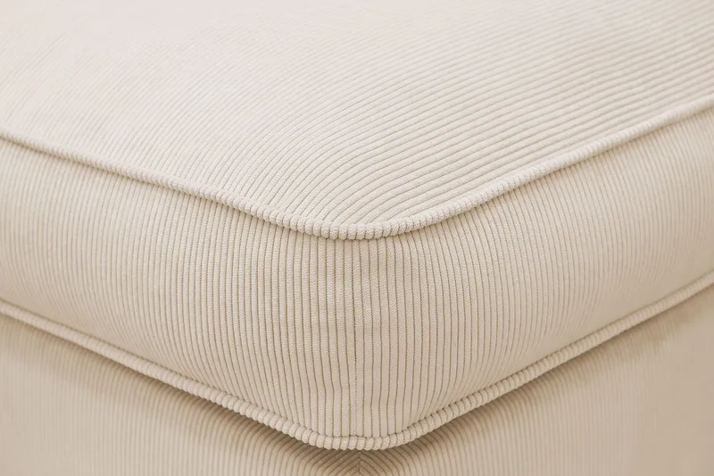 Rossita lyx Fotpall - Beige Manchester - Möbler - Stolar & fåtöljer - Pall & puff - Fotpall