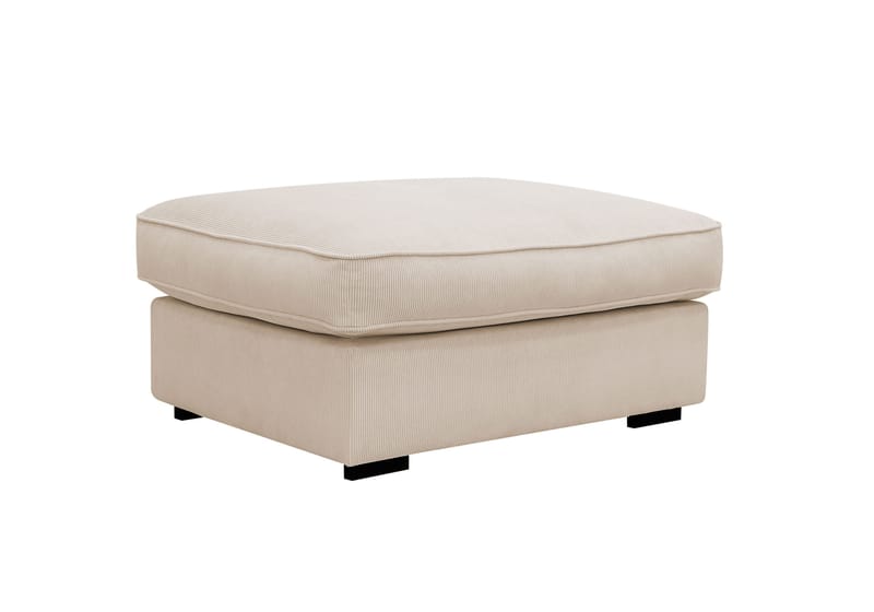 Rossita lyx Fotpall, Beige Manchester