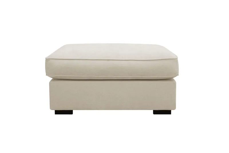 Rossita lyx Fotpall - Beige Tyg - Möbler - Stolar & fåtöljer - Pall & puff - Fotpall