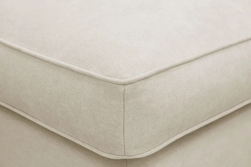 Rossita lyx Fotpall - Beige Tyg - Möbler - Stolar & fåtöljer - Pall & puff - Fotpall